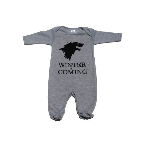 Enterizo para bebe con diseño de Game of thrones. tallas de 3 a 12 meses